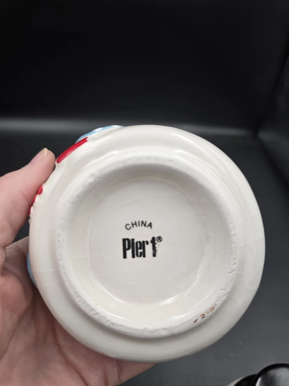 Pier 1 festive ceramic